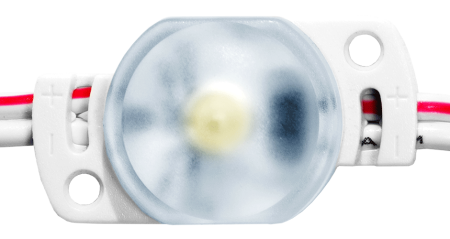 Модуль светодиодный ELF VIVO+ I, 1SMD диод 2835, с линзой, 170гр.,12В, IP 67, белый