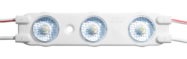 Модуль светодиодный ELF VIVO-2019 3SMD  с линзой, 12В, IP67, белый Модуль светодиодный ELF VIVO-2019 3SMD  с линзой, 12В, IP67, белый