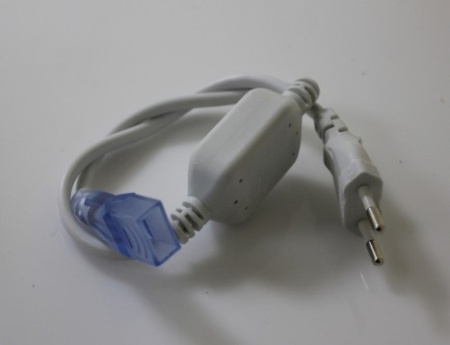 Силовой шнур для подключения гибкого неона 8*18 мм