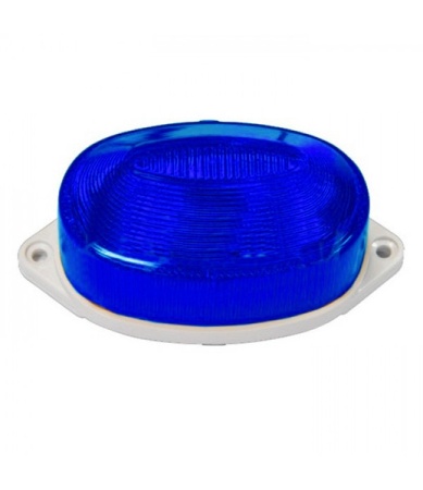 Строб лампа ксеноновая - накладная синий
