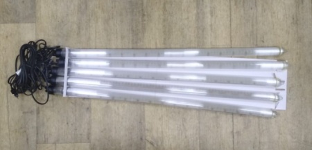 Гирлянда "Тающие сосульки " 5 м, 80 см, 24V, синие